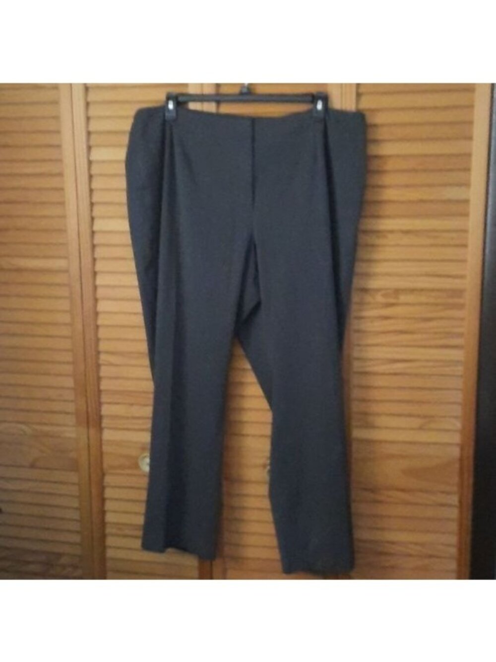 Talbots Heritage Dark Grey Zipper Button Closure Back Elastic Pants Size 24